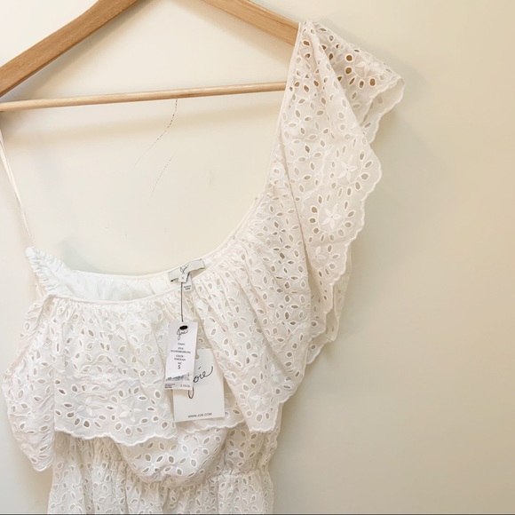 Joie Corynn eyelet Ruffle Dress S - Picture 8 of 8